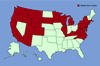 Click for distribution map of spotted knapweed.