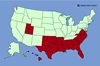 Click for distribution map of chinaberry.